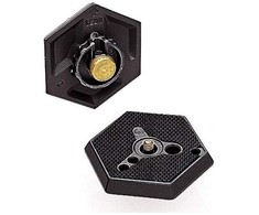 Priedai - Manfrotto šešiakampė plokštė su 1/4" srieginiu jungtimi