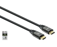 Intracom MANHATTAN 8K 60Hz sertifikuotas ypač didelės spartos HDMI kabelis su eternetu 1 m