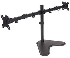 Manhattan 461559 stalinis plokščiųjų ekranų laikiklis 81,3 cm (32") Laisvai stovintis Juoda