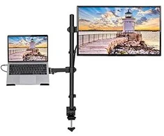 Laikiklis Intracom MANHATTAN Desktop Combo Mount su Monitorius Arm ir Nešiojamas kompiuteris Stovas nuo 13 iki 32 colių Monitorius iki 8kg ir nuo 10 iki 17 colių Nešiojamasis kompiuteris iki 8kg