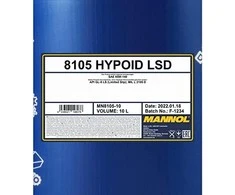 Mannol Alyva Hypoid LSD 85W/140 mechaninei pavarai (reduktoriams) 10 L