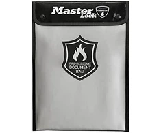 Master Lock Ugniai atsparus krepšys A4 formato dokumentams 2,8l