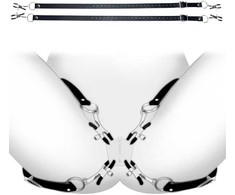 XR Brands Spread XL Adjustable Labia Belt - Juodas, Large Size