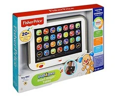 Fisher Price žaislinis planšetinis kompiuteris, lenkų k.