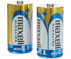 Buitinė Baterija - Maxell LR14 Šarminis 2 Vnt.