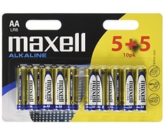 Maxell Batterie Alkaline AA Mignon LR06 10St.
