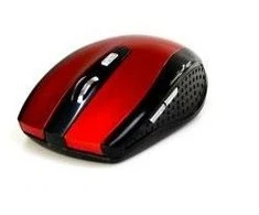 Belaidė pelė Media-Tech RATON PRO MT1113R, juoda/raudona