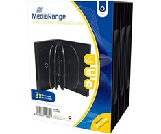 MediaRange MediaRange BOX35-10 CD dėklai DVD dėklas 10 Juodas diskų