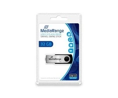 STICK 32GB MEDIARANGE MR911 Juodas - Sidabrinė