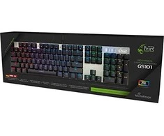 MediaRange MRGS101 klaviatūra Gaming USB QWERTZ Niemiecki Juodas, Sidabrinė