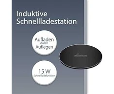 Įkroviklis MediaRange MediaRange induktive Schnellladest. f. Smartphones 15W schw