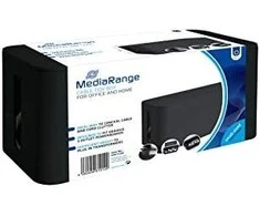 Organizer MediaRange MediaRange Kabelbox klein 223x118x114mm juodas