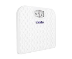 Virtuvinės svarstyklės Mesko | Mastelis | MS 8160 | Mechaninis | Didžiausias svoris (keliamoji galia) 130 kg | Tikslumas 1000 g | Baltas