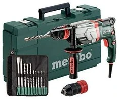 Metabo UHEV 2860-2 QuickSet su lagaminu PVC+komplektas wierteł/dłut