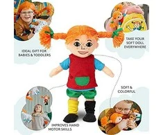 MICKI PIPPI Pliušinė Pepė Ilgakojinė, 20 cm