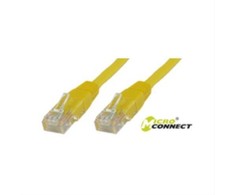 MicroConnect 7.5m Cat5e UTP - 7.5 m - RJ-45 - RJ-45 - Geltona