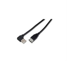 MicroConnect 1,8 m USB 2.0 A M-F – 1,8 m – USB A – USB A – 2.0 – vyriškas / moteriškas – juoda