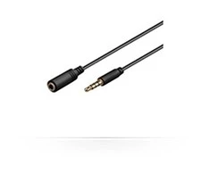 Kabelis MicroConnect Jack 3.5mm - Jack 3.5mm 2m juoda (IPOD004B)