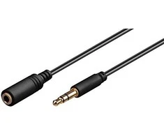 Kabelis MicroConnect Jack 3.5mm - Jack 3.5mm 3m juoda (AUDLG3G)