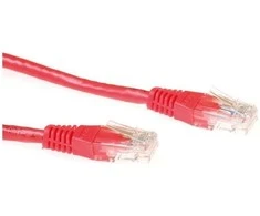 MicroConnect U / UTP CAT6 5M Raudona PVC