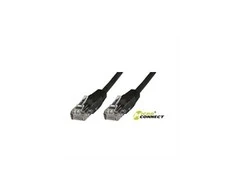 MicroConnect CAT 6 U / UTP 5m PVC juodas (B-UTP605S) kabelis