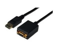 MicroConnect Adapteris MICRO_CONNEC DVI M, VGA F, 0.15m, juodas DPVGA15CM