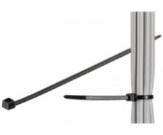 Organizer MicroConnect Cable tie 100pcs Juodas, 292mm