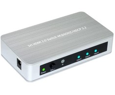 „MicroConnect“ HDMI 2.0 jungiklis, 3–1 krypties