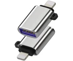 USB adapteris MicroConnect Žaibas - USB Sidabrinis (Lightning- USB3.0 adapteris)