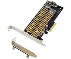 Valdiklis MicroConnect PCie x4 M.2 Key NMVE SSD Adapt