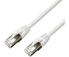 MicroConnect CAT6A S / FTP 3m Baltas LSZH