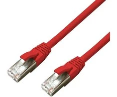 MicroConnect CAT6A S / FTP 10m raudonasis LSSH