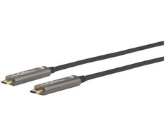 USB kabelis MicroConnect USB-C - USB-C 15 m juodas (MC-USB3.1C15OP)