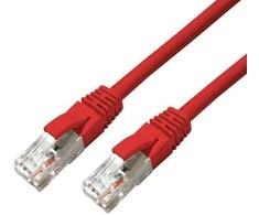 MicroConnect CAT6A UTP 20m Raudona LSZH