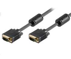 MicroConnect 3m HD15 M/M - 3 m - VGA (D-Sub) - VGA (D-Sub) - Juodas - Male/Male