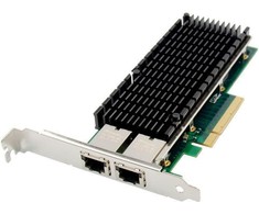 MicroConnect PCIe x8 dviguba RJ45 10GbE tinklo plokštė