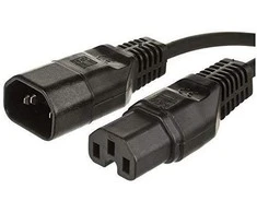 Maitinimo kabelis MicroConnect Jumper Cable C14 - C15 1m
