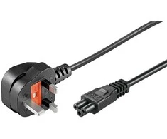MicroConnect Maitinimo laidas UK - C5 0.5m Juodas