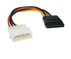 MicroConnect Molex - SATA, 0,2m, Multicolor (PI01082)