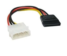 MicroConnect Molex - SATA, 0,2m, Multicolor (PI01082)