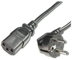 MicroConnect Maitinimo laidas 1m Juoda IEC320