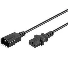 MicroConnect Maitinimo laidas C13- C14 1,5m Juoda
