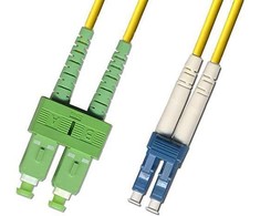 „MicroConnect Microconnect FIB8410005“ optinis kabelis 0,5 m SC LC OS2 geltonas