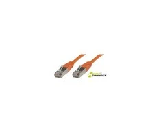 MicroConnect RJ-45 / RJ-45 Cat.6 S / FTP Oranžinis 1m (SSTP601O)