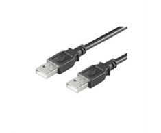 USB kabelis MicroConnect USB-A - USB-A 3 m Juodas (USBAA3B)
