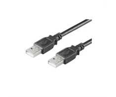 USB kabelis MicroConnect USB-A - USB-A 3 m Juodas (USBAA3B)