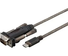 USB kabelis MicroConnect USB-C - D-Sub (VGA) 1 m Juodas (USB3.1CRS232)