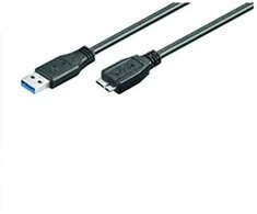 USB laidas MicroConnect USB-A - mikroUSB 1 m Juoda (USB3.0AB1MICRO)