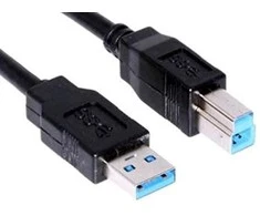 USB laidas MicroConnect USB-A - USB-B 3 m juoda (USB3.0AB3B)