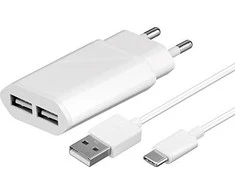 Įkroviklis MicroConnect 2x USB-A 2.1 A (USB3.1CA1SETW)
